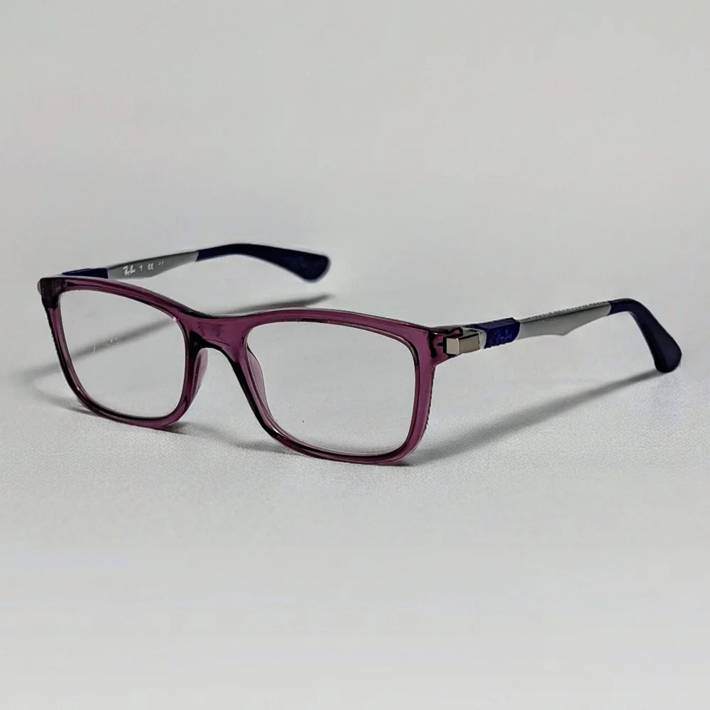 Ray-Ban Youth Optical Glasses Frames Purple Blue Kids Eyeglasses